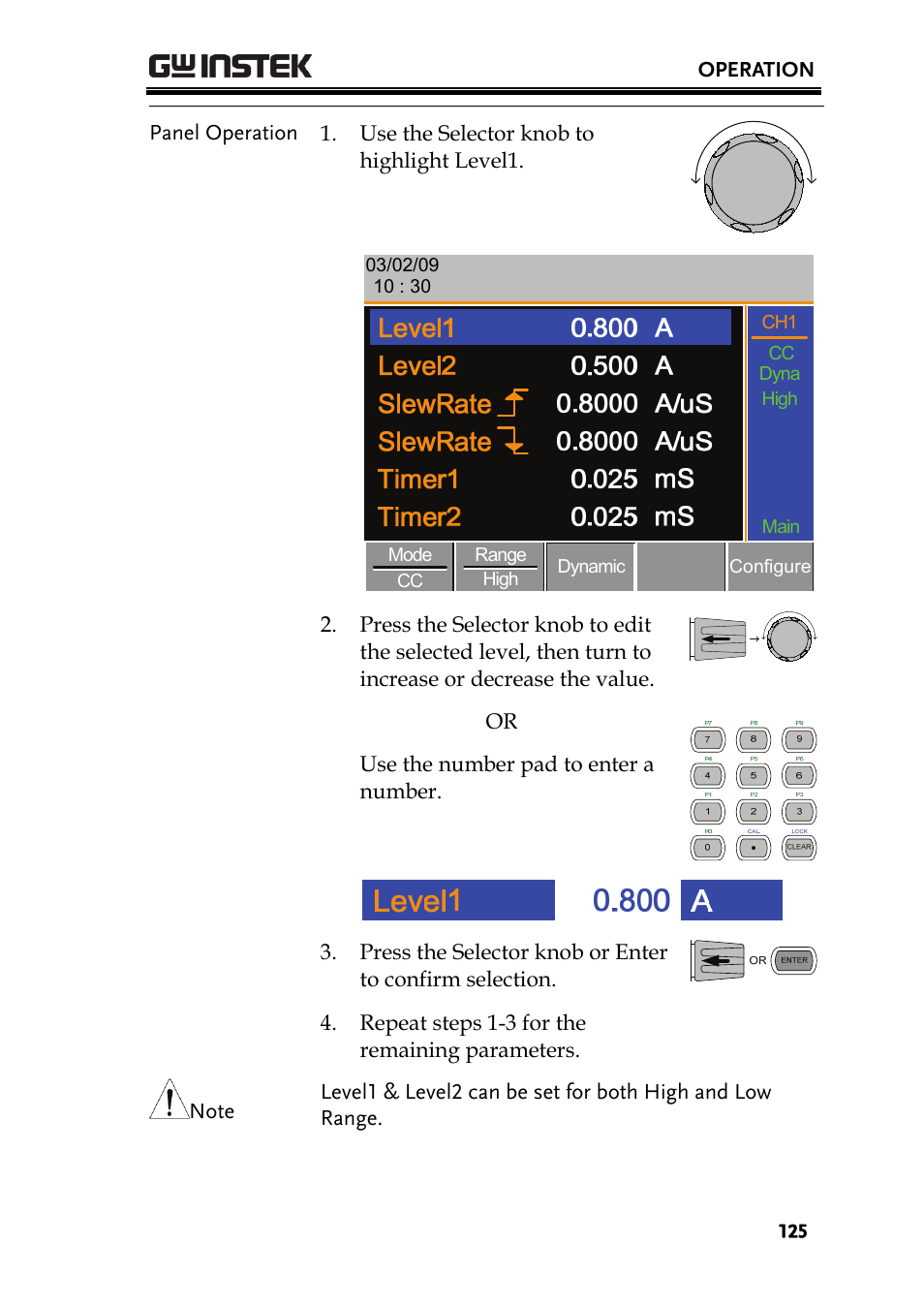 GW Instek PEL-2000 Series User Manual User Manual | Page 125 / 268