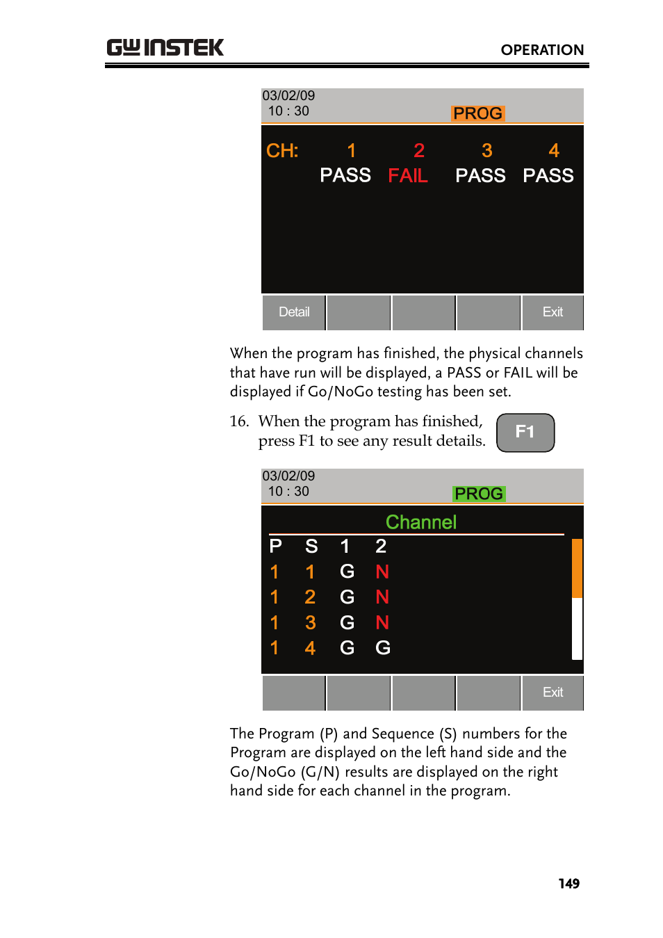 GW Instek PEL-2000 Series User Manual User Manual | Page 149 / 268