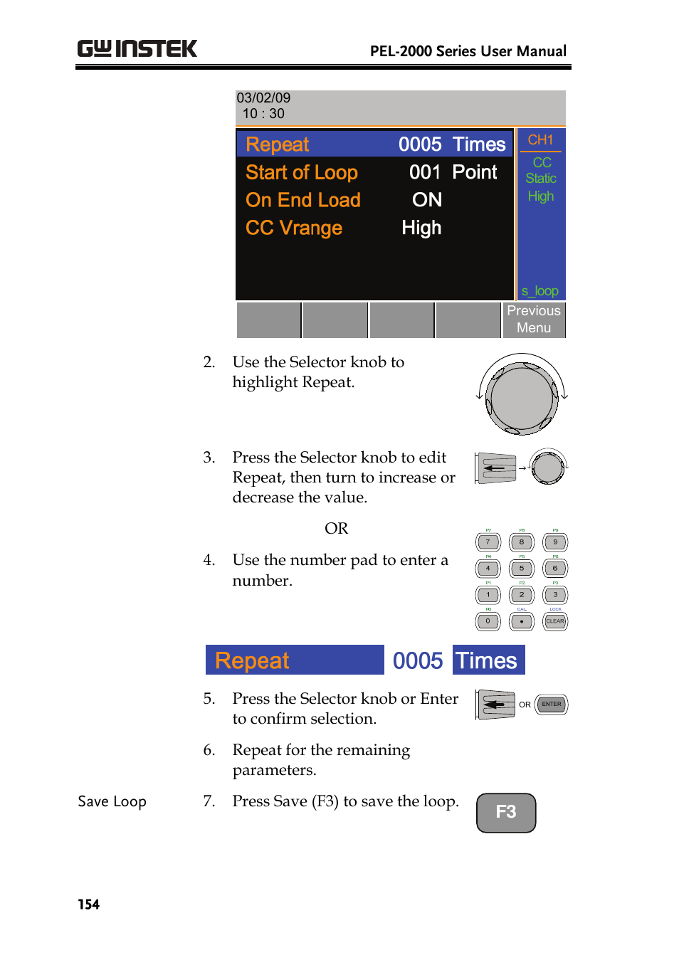GW Instek PEL-2000 Series User Manual User Manual | Page 154 / 268