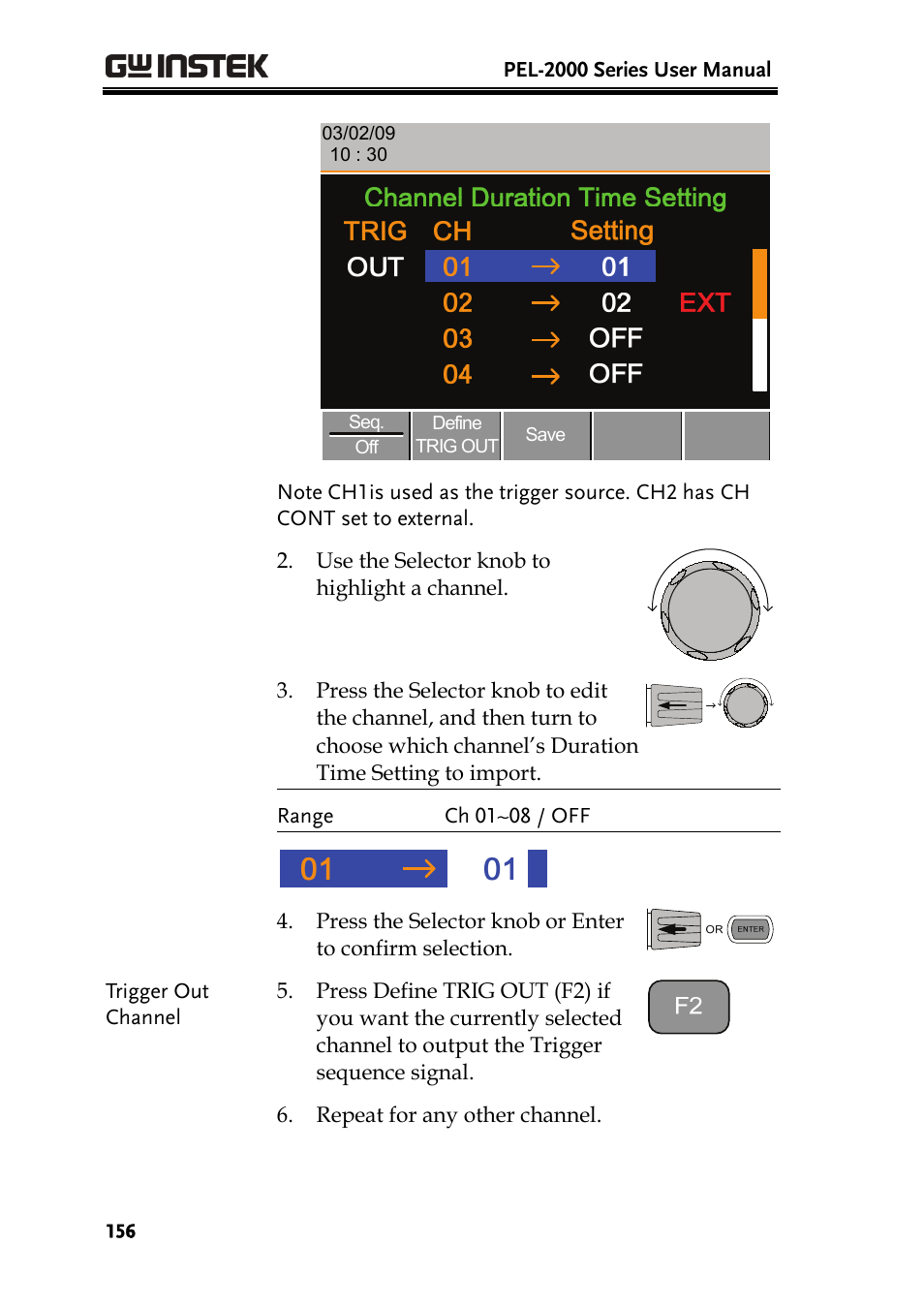 GW Instek PEL-2000 Series User Manual User Manual | Page 156 / 268