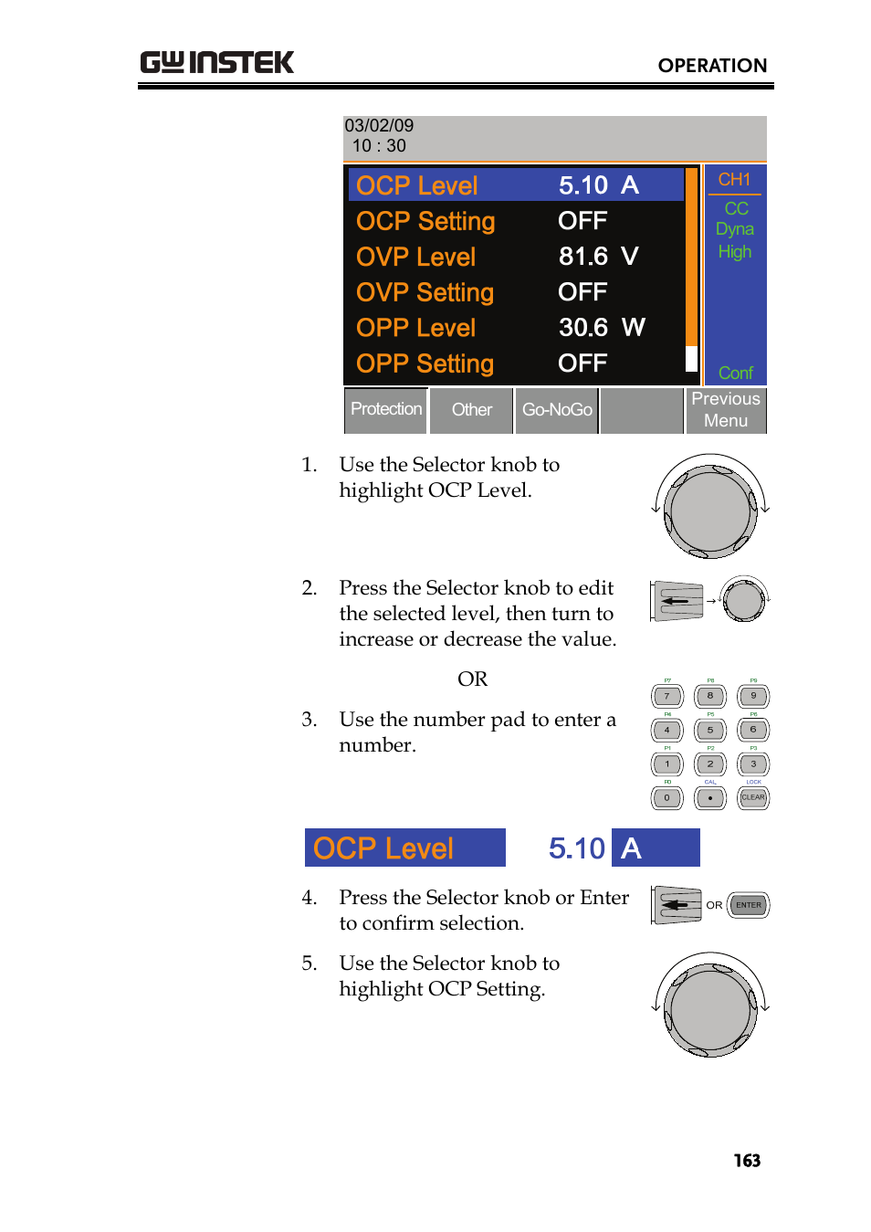 GW Instek PEL-2000 Series User Manual User Manual | Page 163 / 268