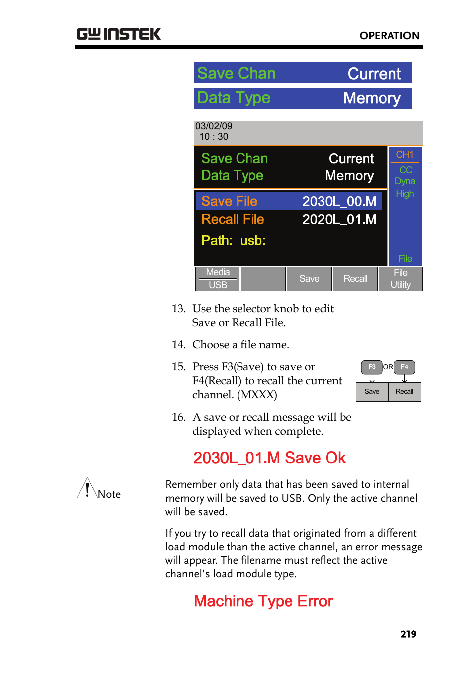 GW Instek PEL-2000 Series User Manual User Manual | Page 219 / 268