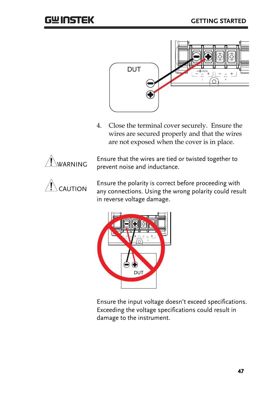 GW Instek PEL-2000 Series User Manual User Manual | Page 47 / 268