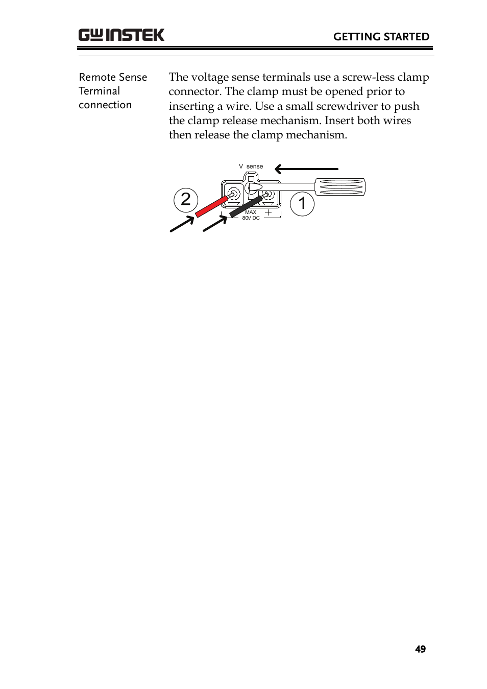 GW Instek PEL-2000 Series User Manual User Manual | Page 49 / 268