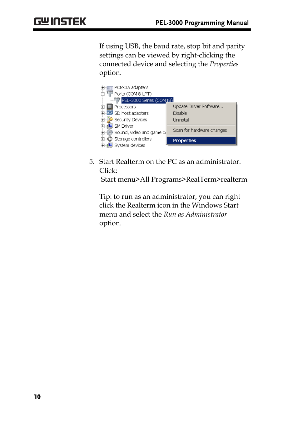 GW Instek PEL-3000 Series Programming Manual User Manual | Page 12 / 174