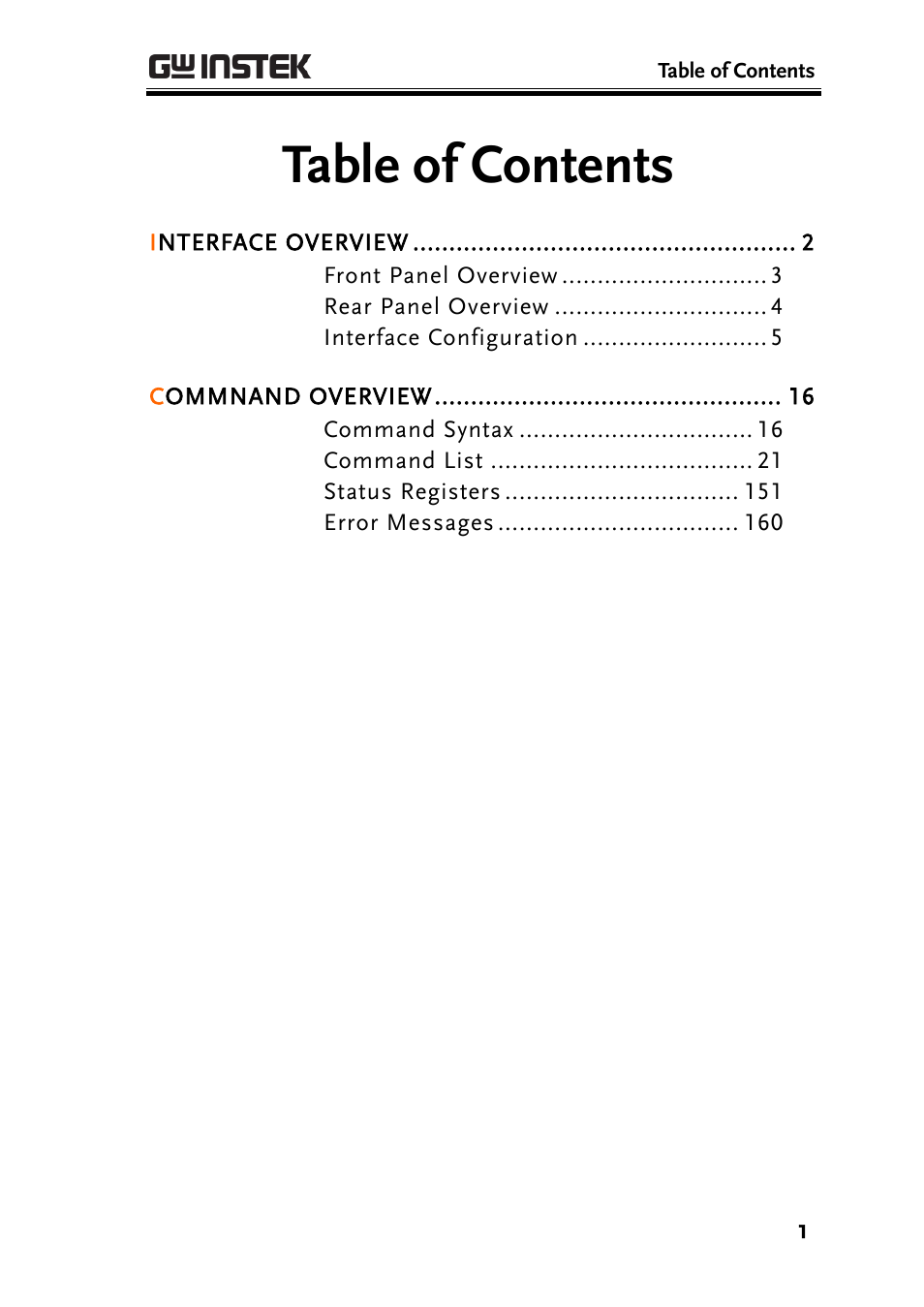 GW Instek PEL-3000 Series Programming Manual User Manual | Page 3 / 174