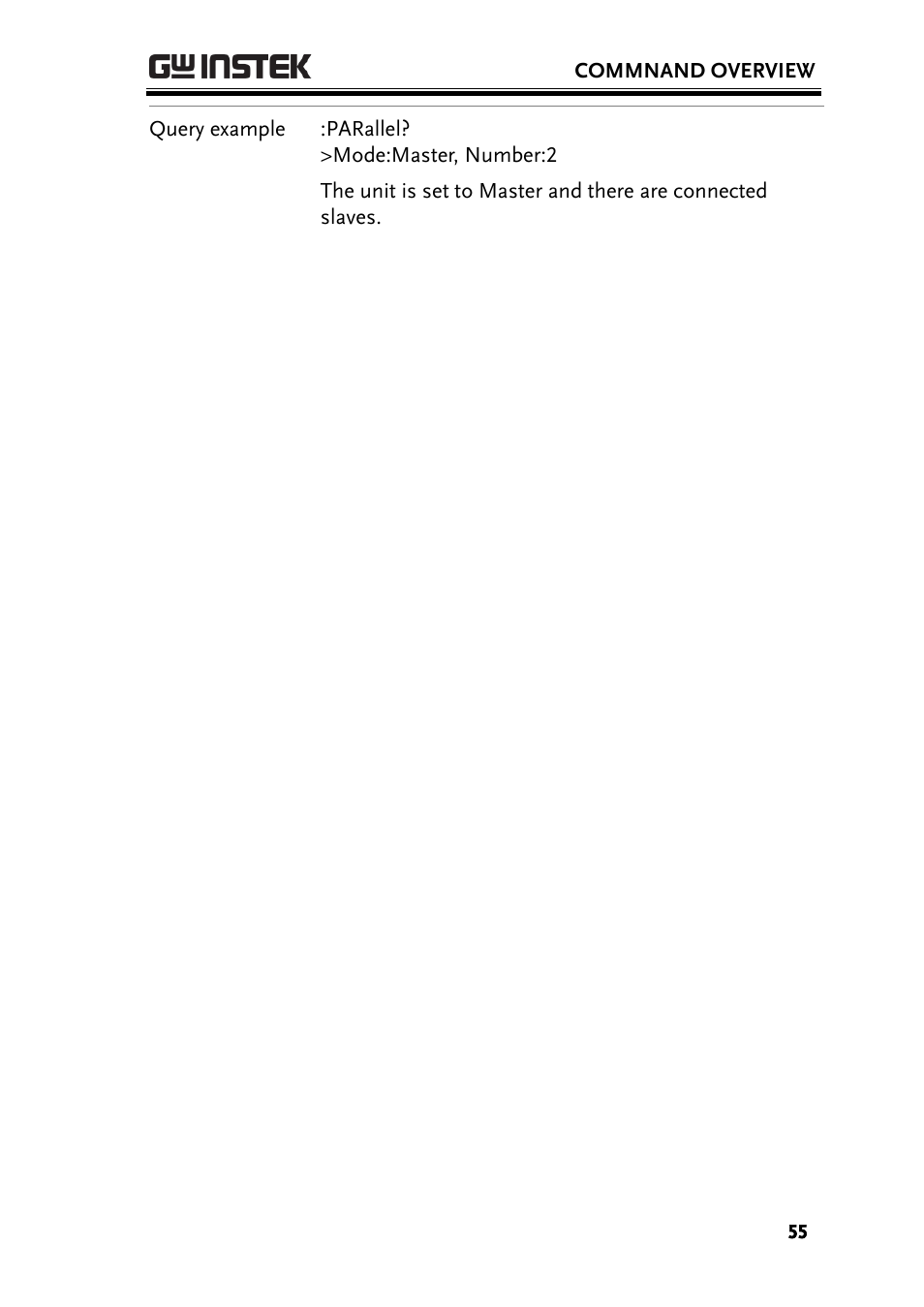 GW Instek PEL-3000 Series Programming Manual User Manual | Page 57 / 174