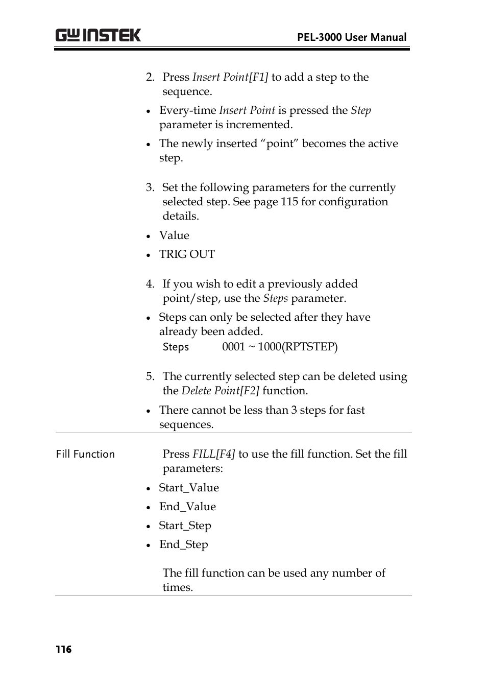 GW Instek PEL-3000 Series User Manual User Manual | Page 118 / 215