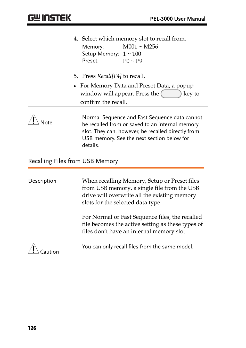 GW Instek PEL-3000 Series User Manual User Manual | Page 128 / 215