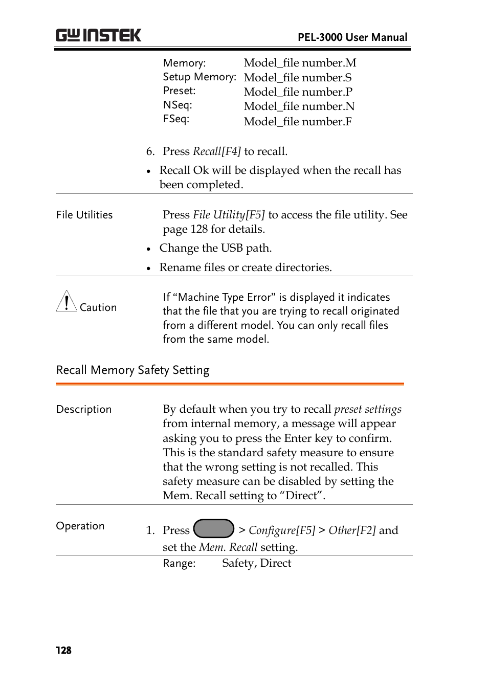 GW Instek PEL-3000 Series User Manual User Manual | Page 130 / 215