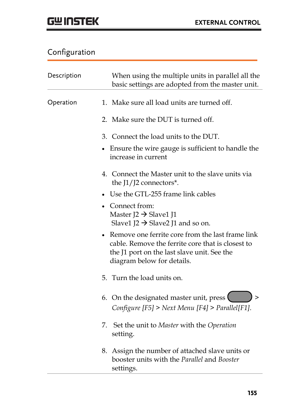 Configuration | GW Instek PEL-3000 Series User Manual User Manual | Page 157 / 215