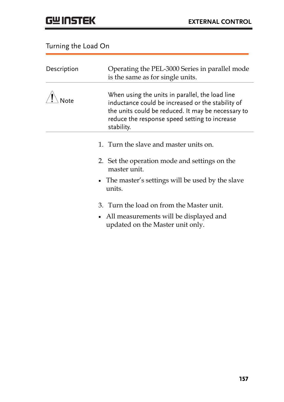 GW Instek PEL-3000 Series User Manual User Manual | Page 159 / 215