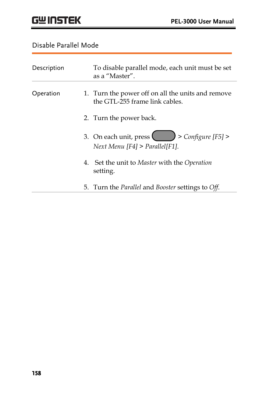 GW Instek PEL-3000 Series User Manual User Manual | Page 160 / 215