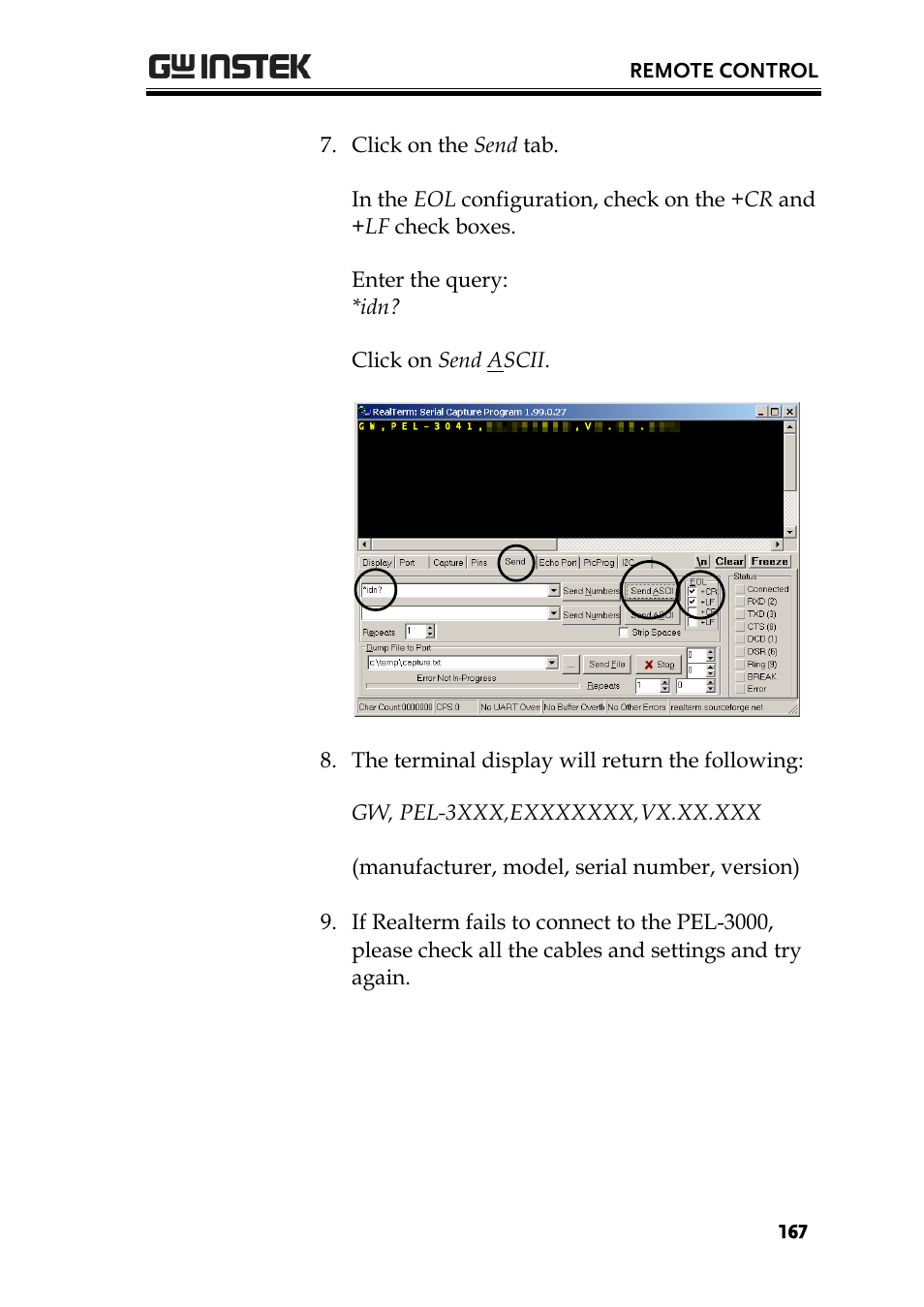 GW Instek PEL-3000 Series User Manual User Manual | Page 169 / 215
