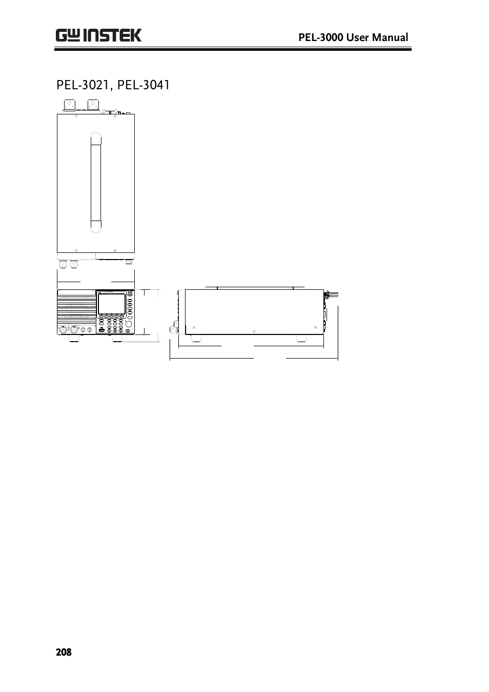 Pel-3000 user manual | GW Instek PEL-3000 Series User Manual User Manual | Page 210 / 215