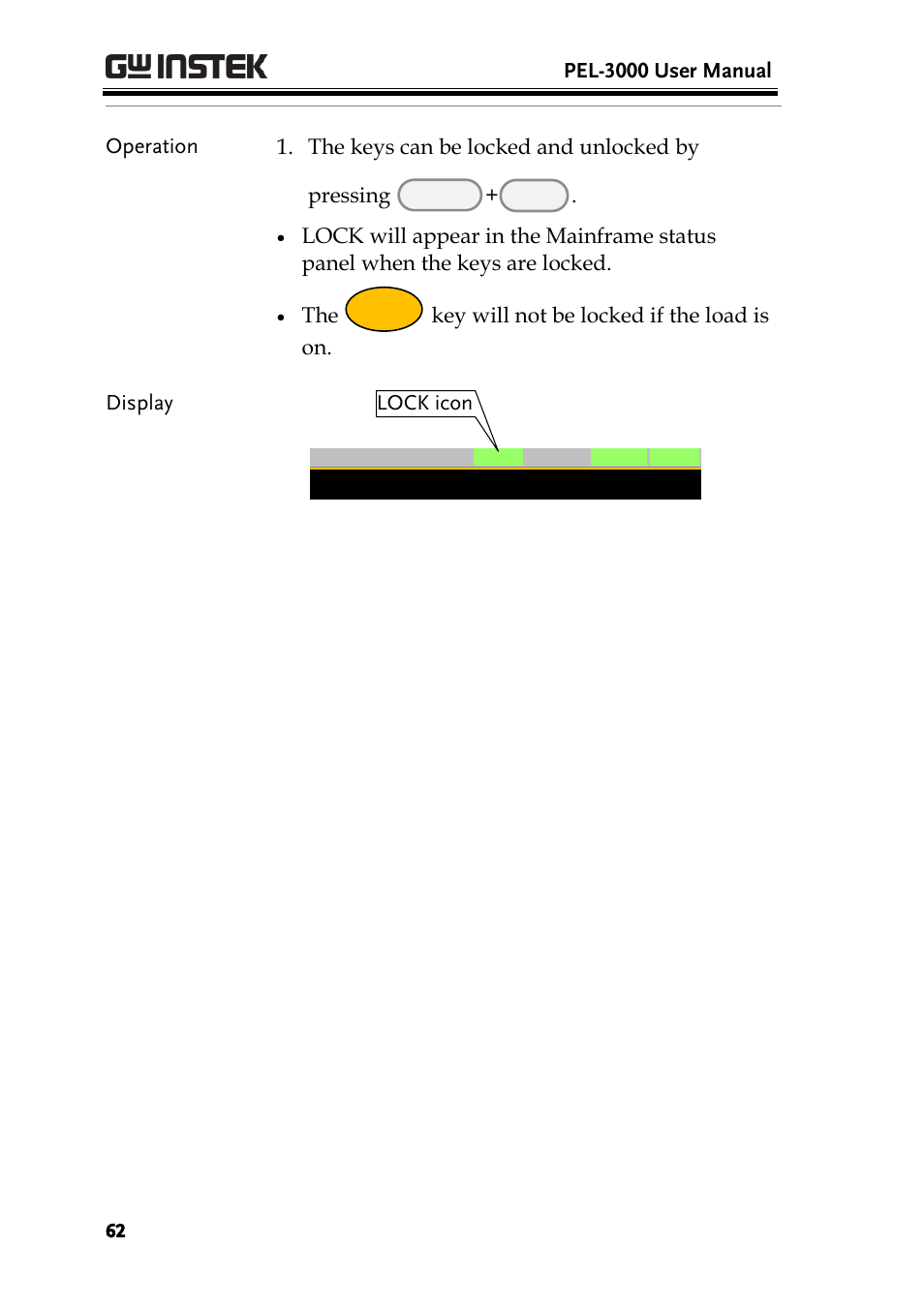 GW Instek PEL-3000 Series User Manual User Manual | Page 64 / 215