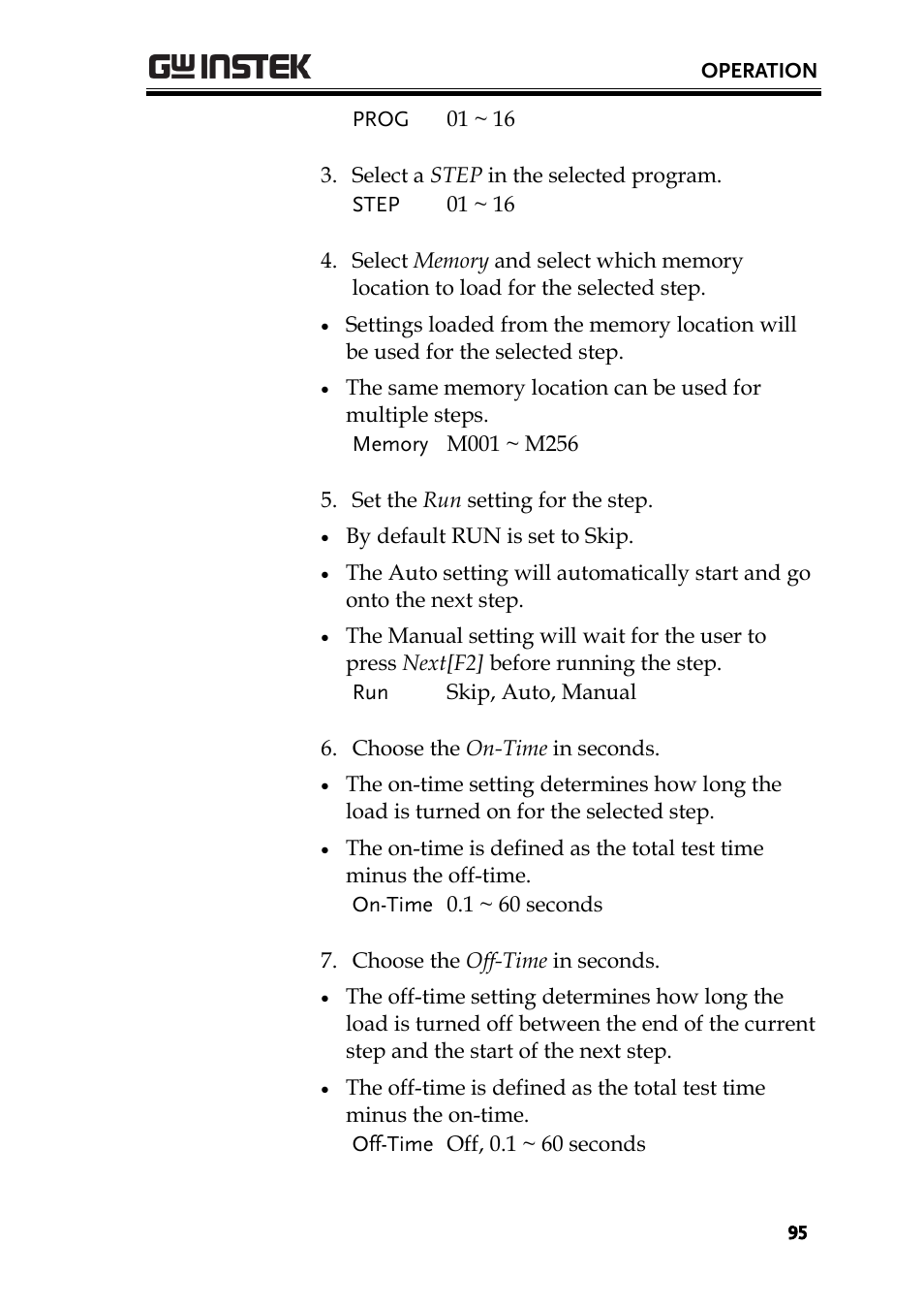 GW Instek PEL-3000 Series User Manual User Manual | Page 97 / 215