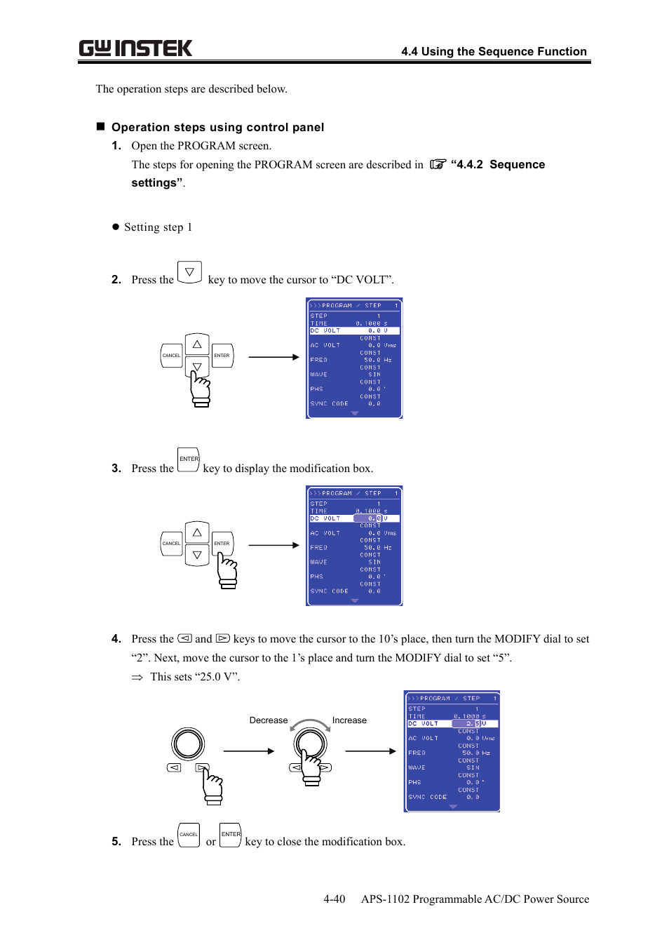 GW Instek APS-1102 User Manual User Manual | Page 104 / 265