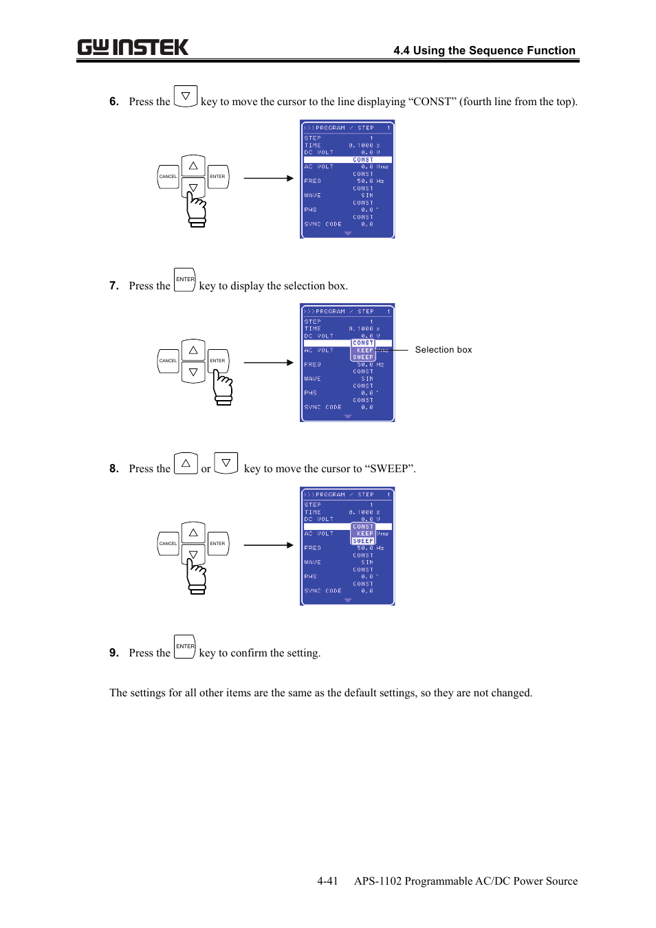 GW Instek APS-1102 User Manual User Manual | Page 105 / 265