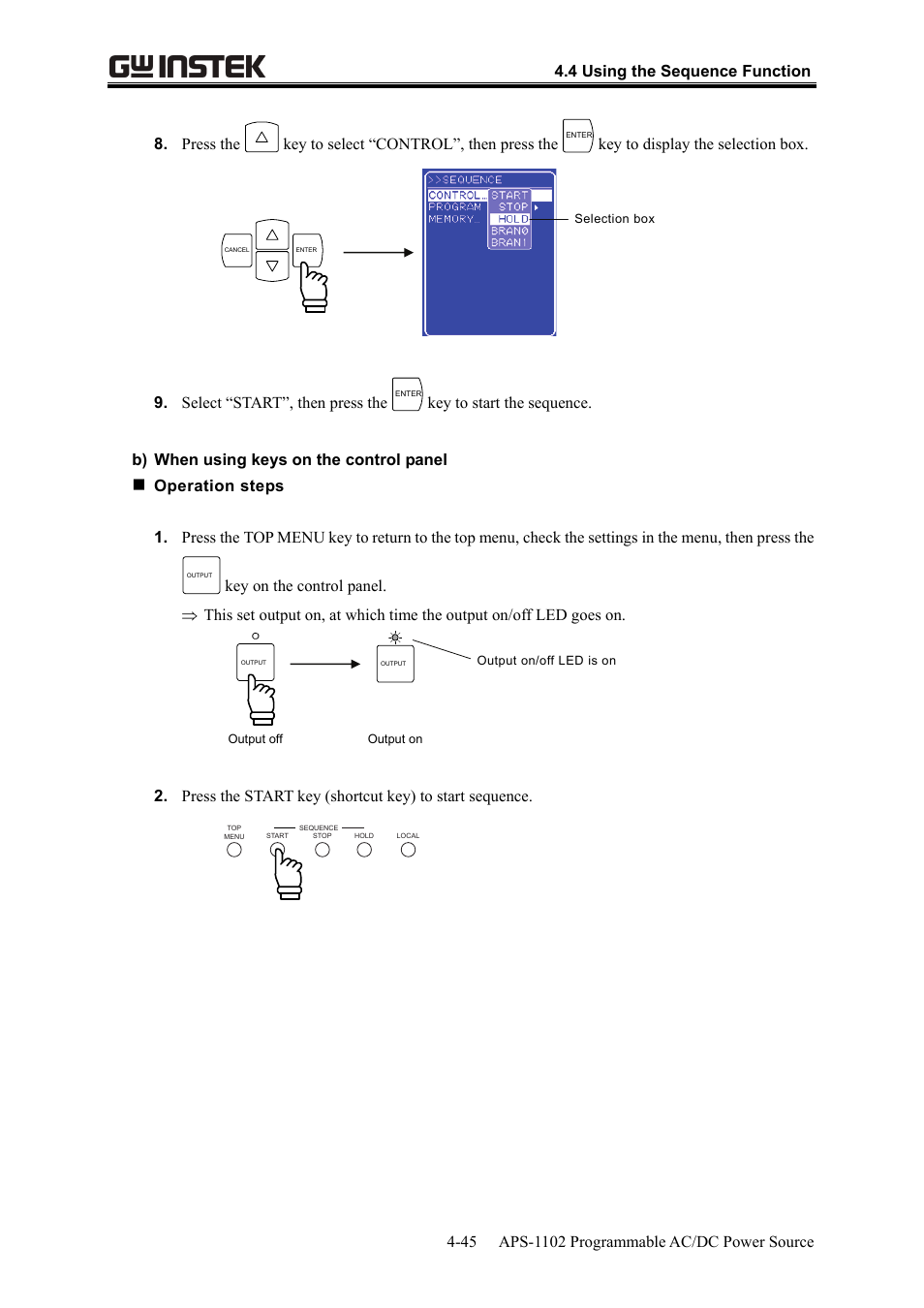 GW Instek APS-1102 User Manual User Manual | Page 109 / 265