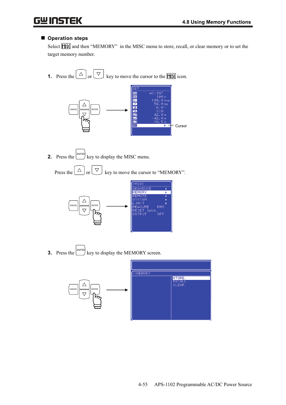 GW Instek APS-1102 User Manual User Manual | Page 119 / 265