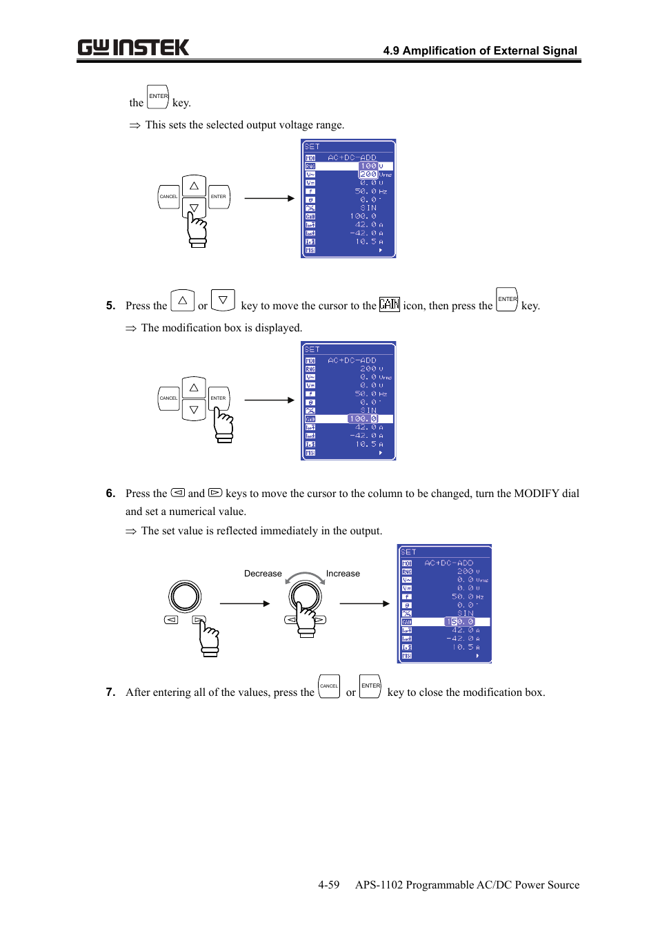 GW Instek APS-1102 User Manual User Manual | Page 123 / 265