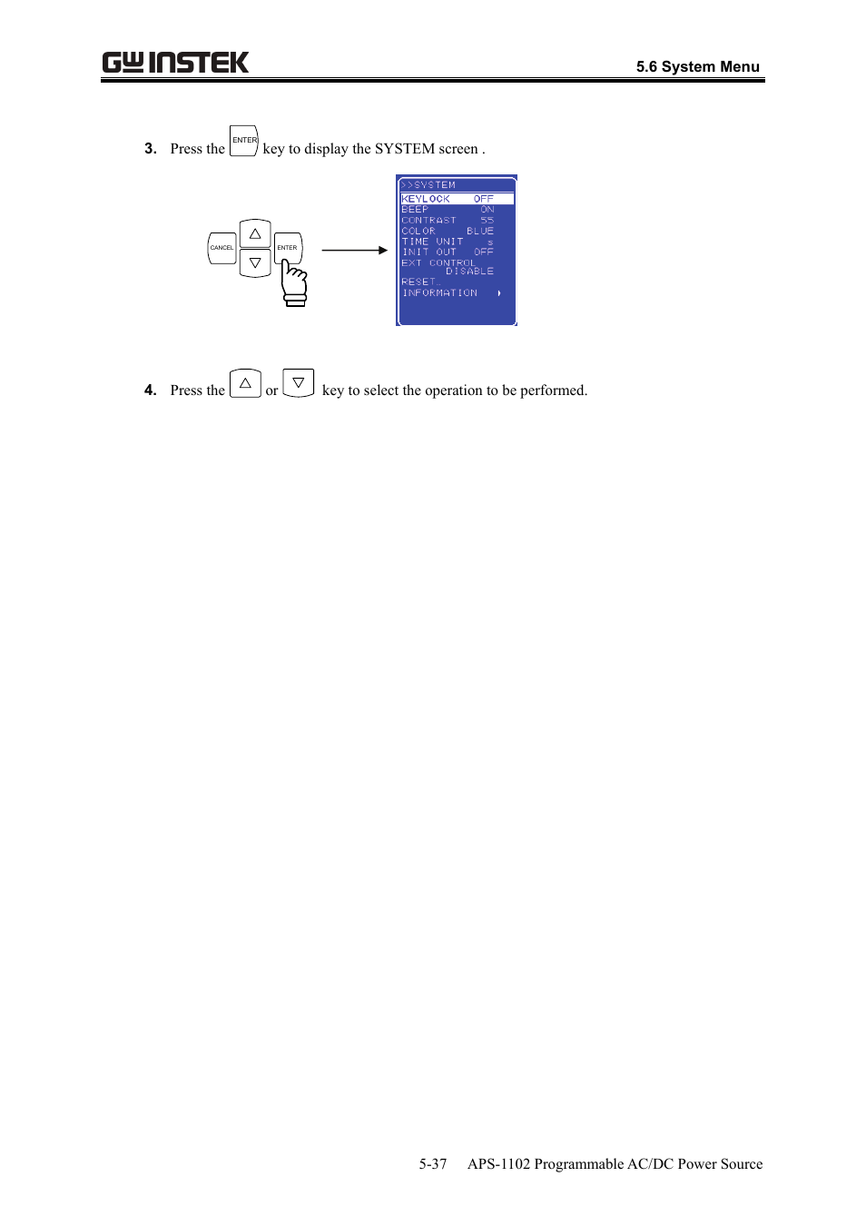 GW Instek APS-1102 User Manual User Manual | Page 163 / 265