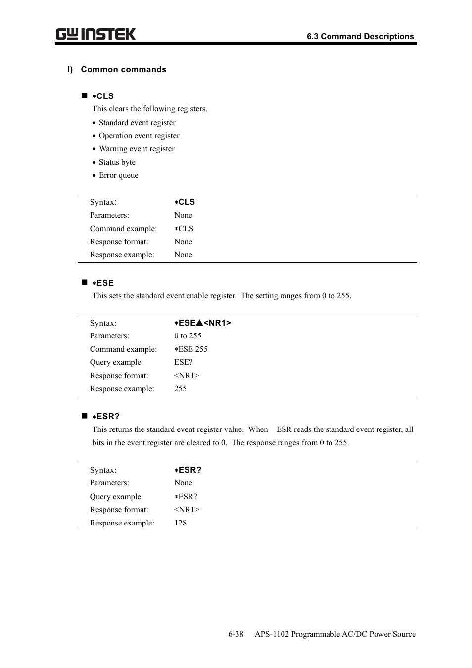 GW Instek APS-1102 User Manual User Manual | Page 210 / 265