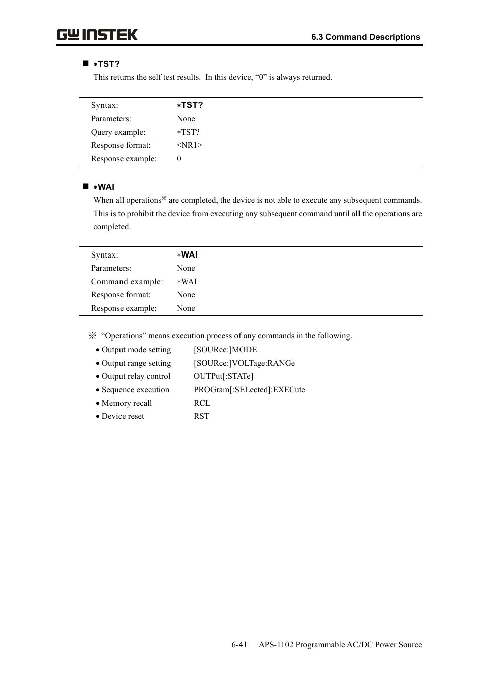 GW Instek APS-1102 User Manual User Manual | Page 213 / 265