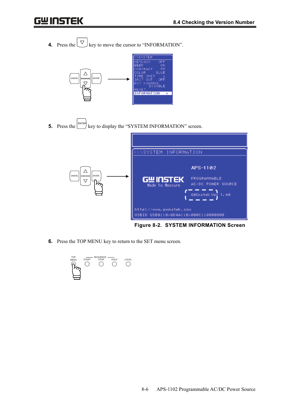 GW Instek APS-1102 User Manual User Manual | Page 246 / 265