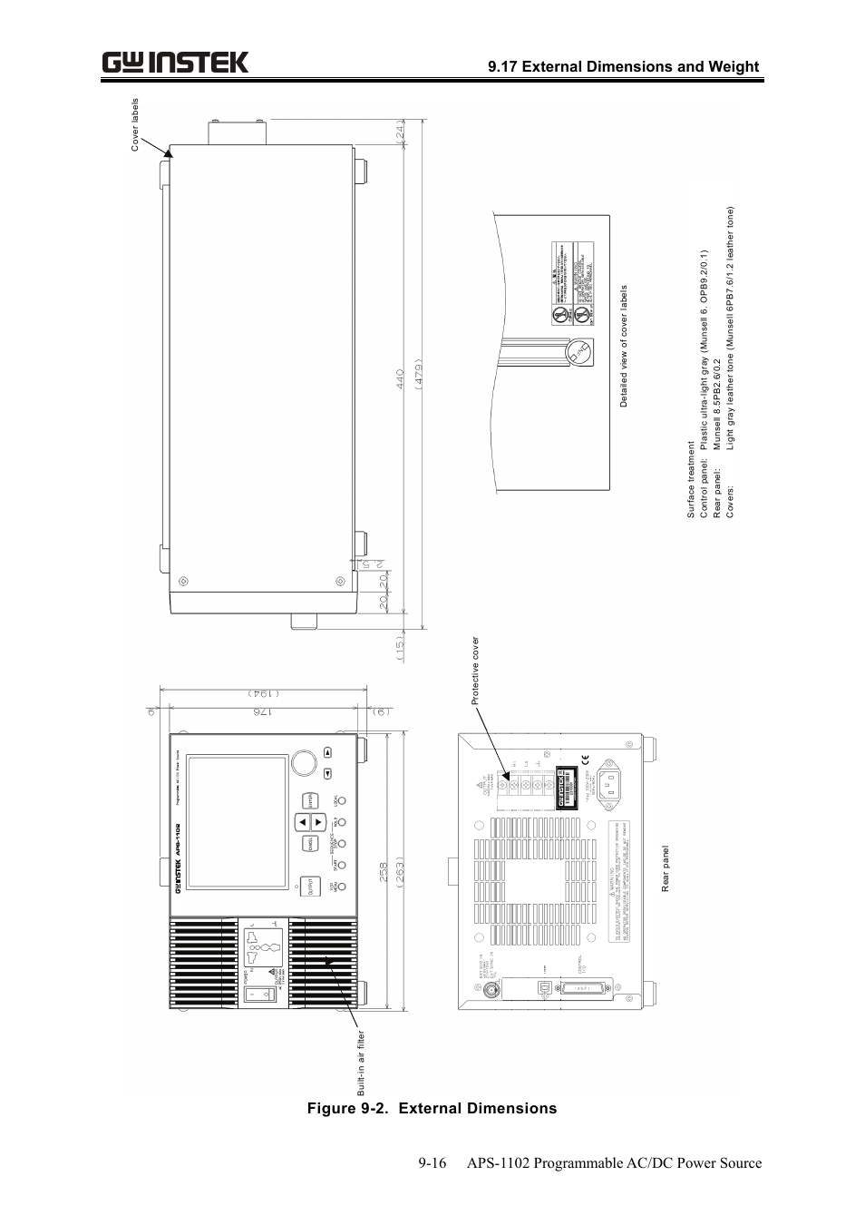 GW Instek APS-1102 User Manual User Manual | Page 264 / 265