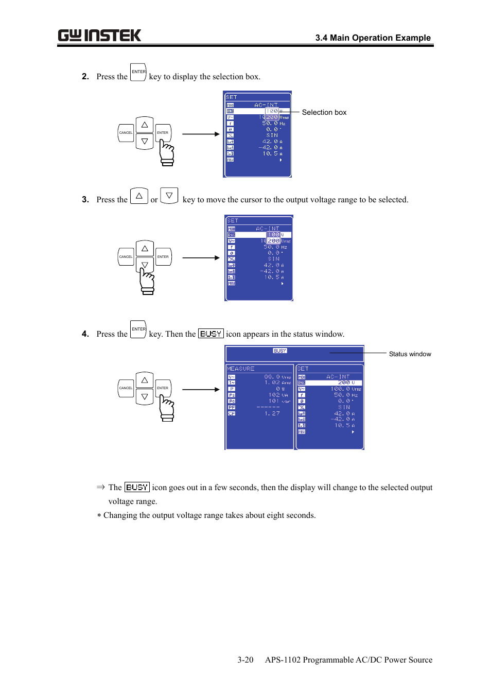 GW Instek APS-1102 User Manual User Manual | Page 50 / 265