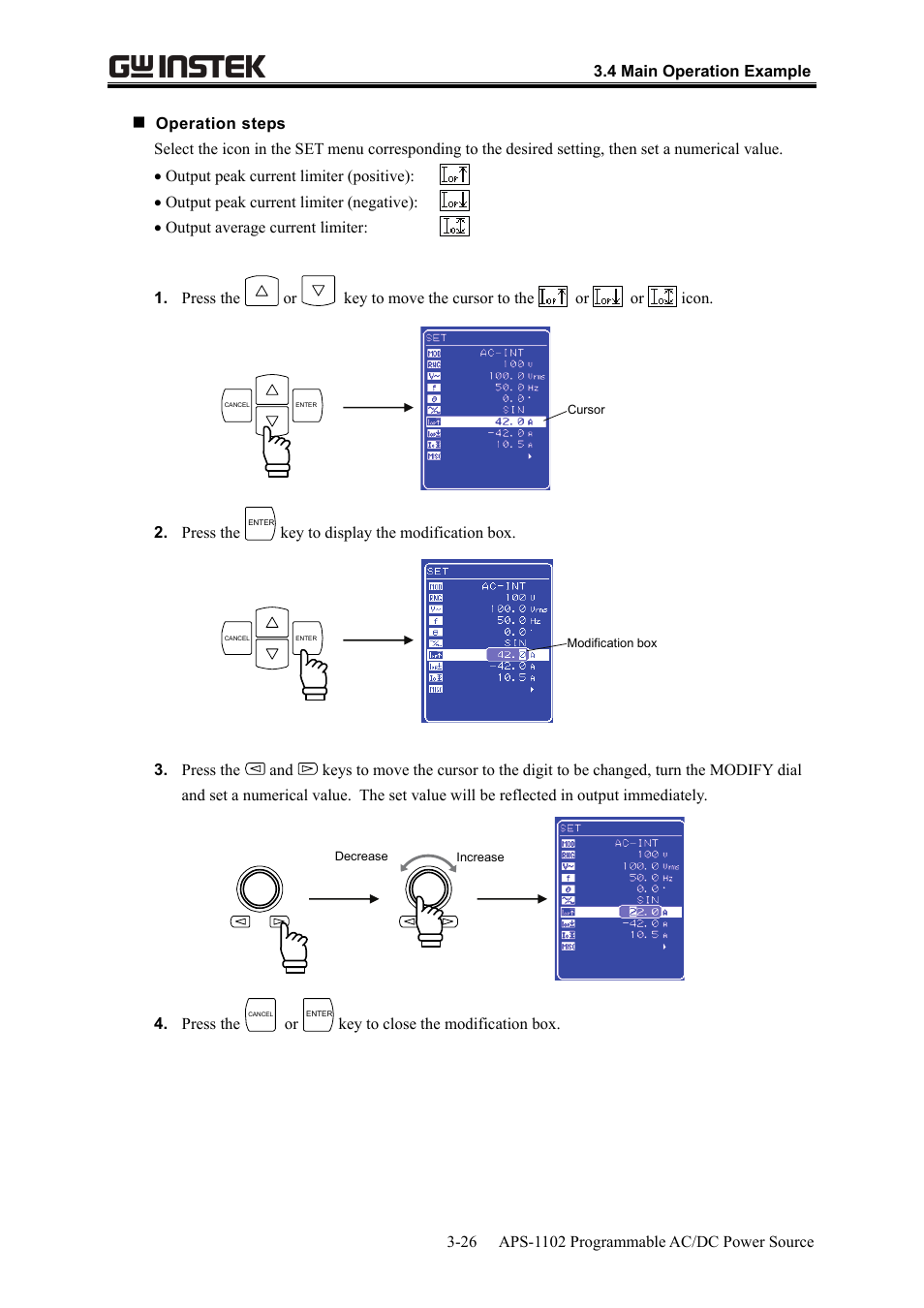 GW Instek APS-1102 User Manual User Manual | Page 56 / 265