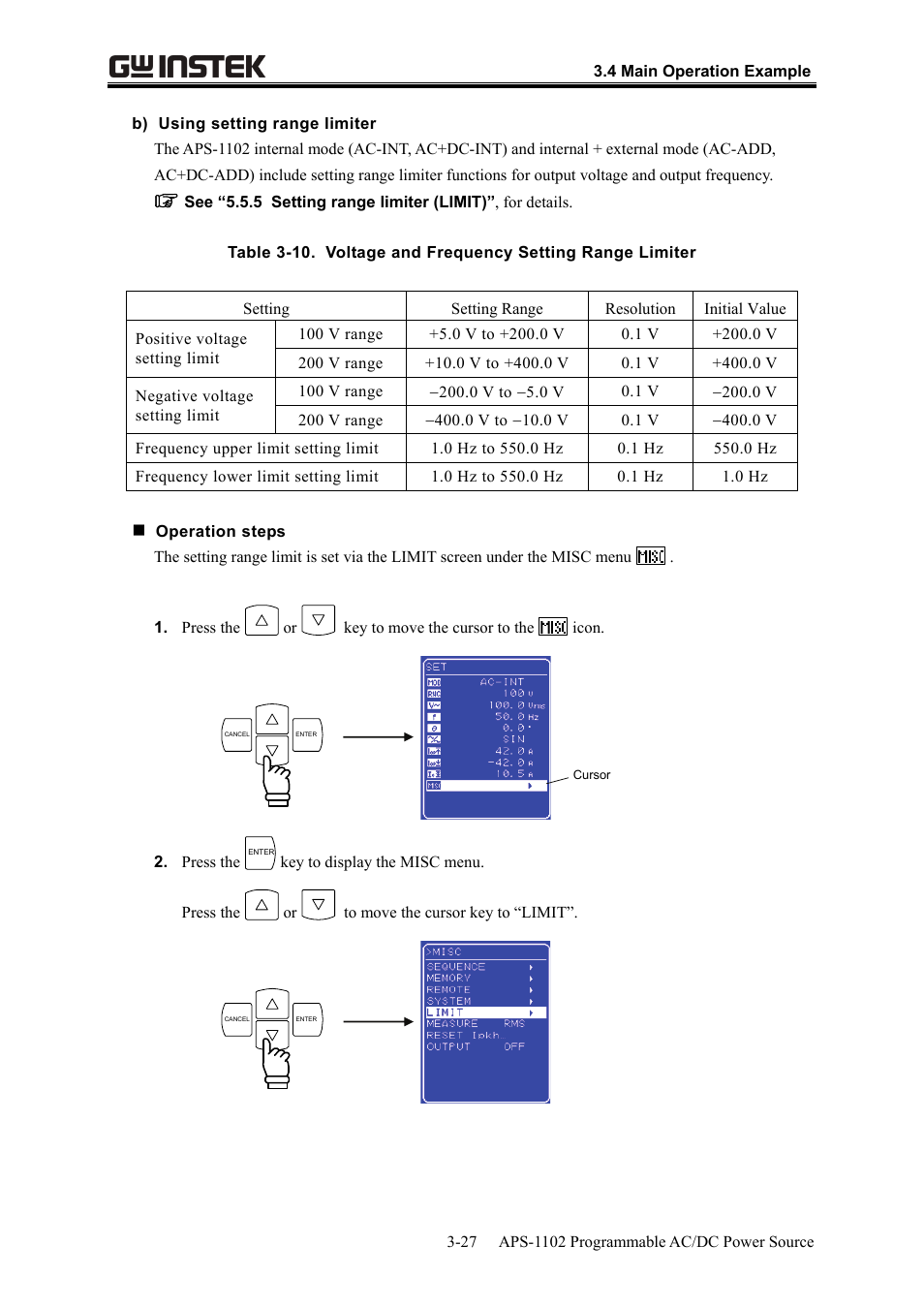 GW Instek APS-1102 User Manual User Manual | Page 57 / 265