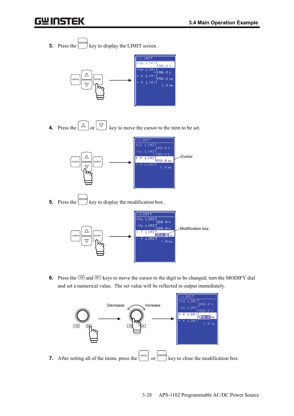 GW Instek APS-1102 User Manual User Manual | Page 58 / 265