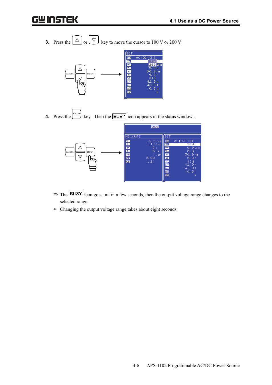 GW Instek APS-1102 User Manual User Manual | Page 70 / 265