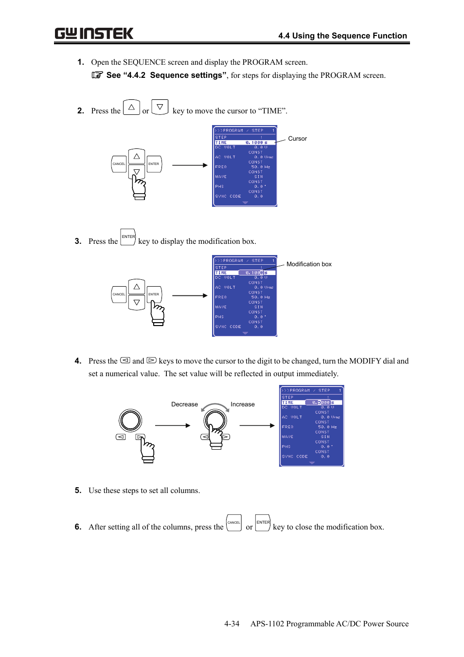 GW Instek APS-1102 User Manual User Manual | Page 98 / 265