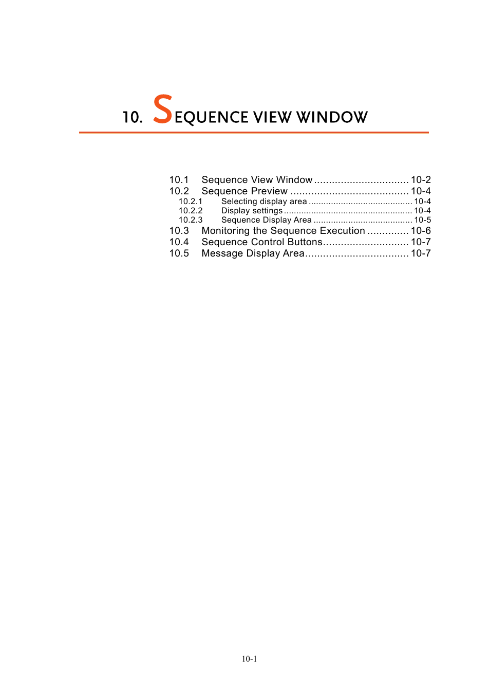 Equence view window | GW Instek APS-1102 Control Software User Manual User Manual | Page 107 / 134