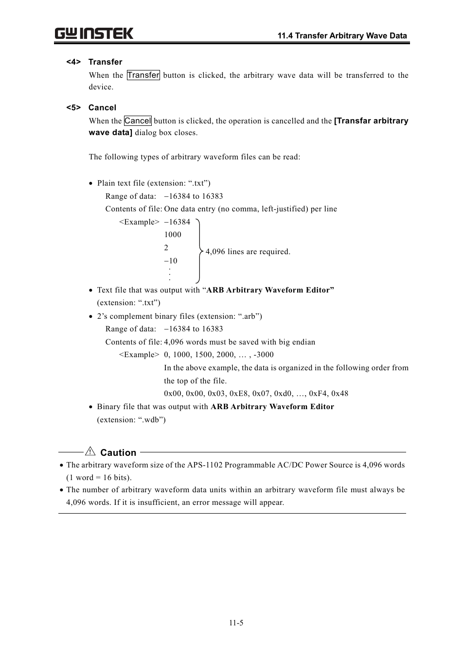 GW Instek APS-1102 Control Software User Manual User Manual | Page 119 / 134