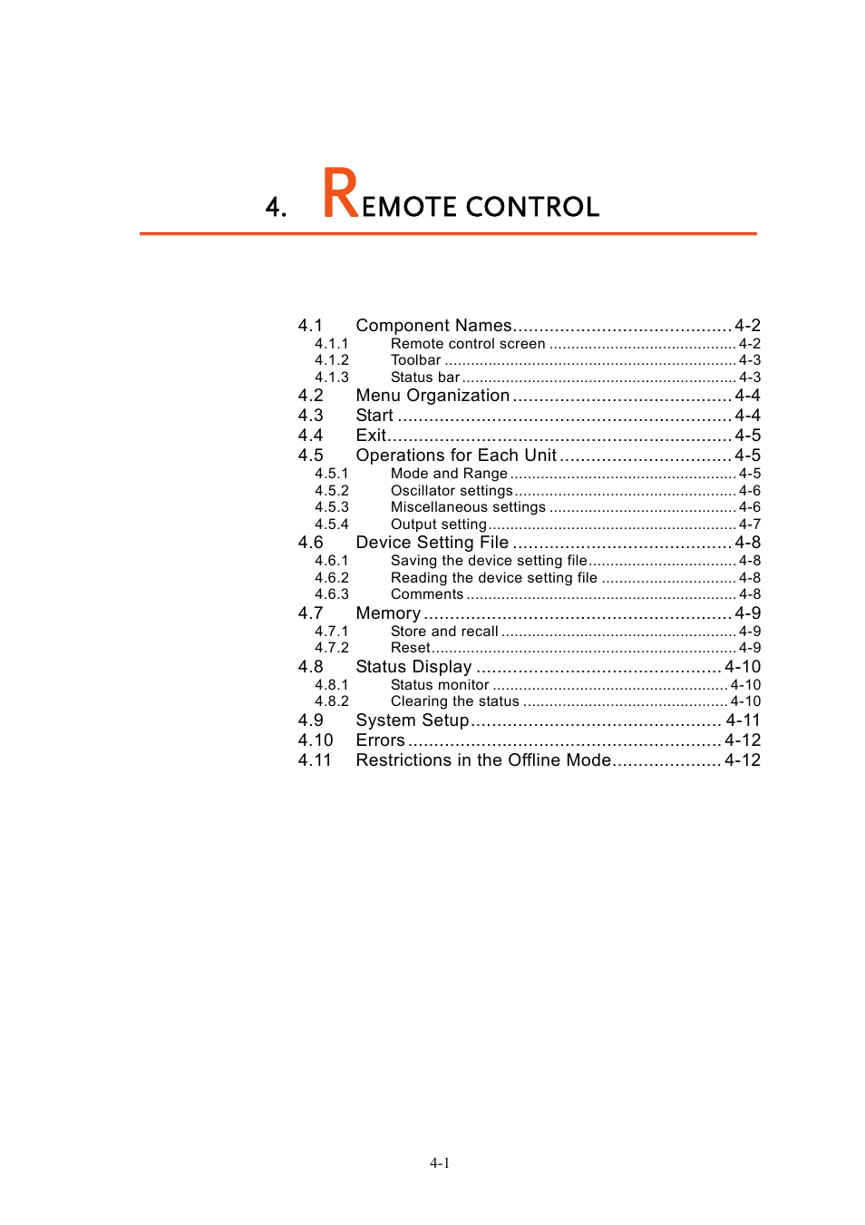 Emote control | GW Instek APS-1102 Control Software User Manual User Manual | Page 25 / 134