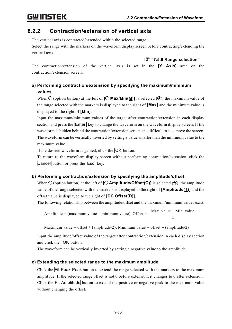 2 contraction/extension of vertical axis | GW Instek APS-1102 Control Software User Manual User Manual | Page 77 / 134