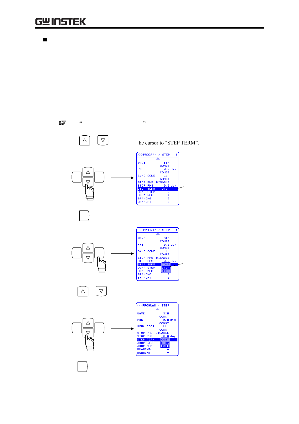 Control of sequence operations | GW Instek APS-1102A User Manual User Manual | Page 108 / 285