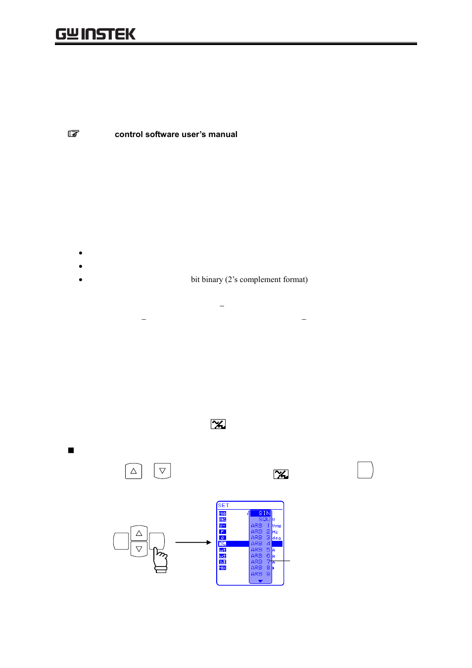 6 output of arbitrary waveforms | GW Instek APS-1102A User Manual User Manual | Page 121 / 285
