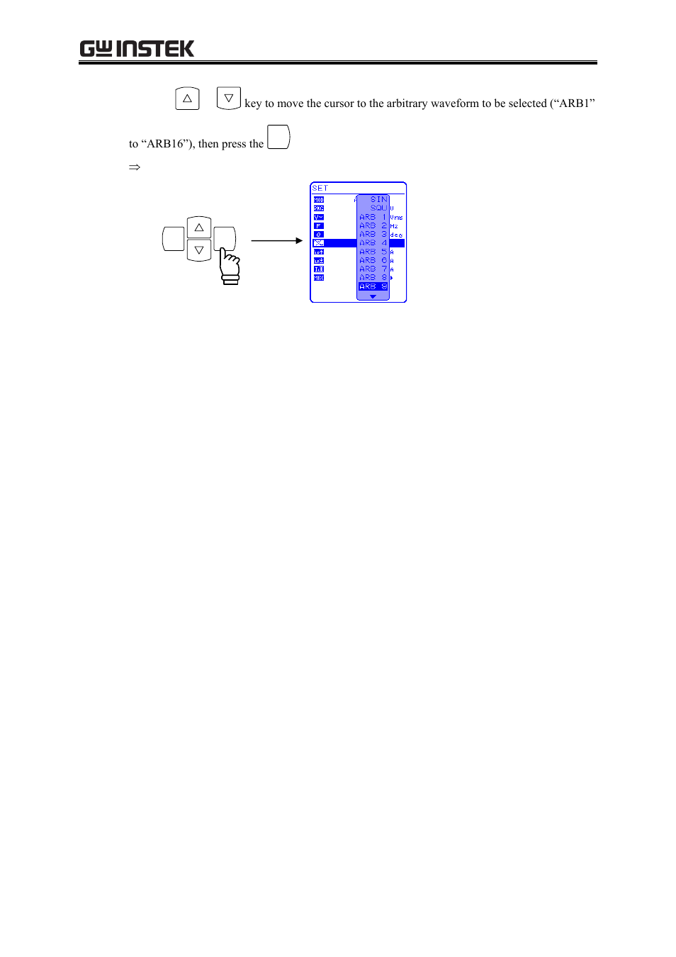 Synchronize the output with external signal | GW Instek APS-1102A User Manual User Manual | Page 122 / 285