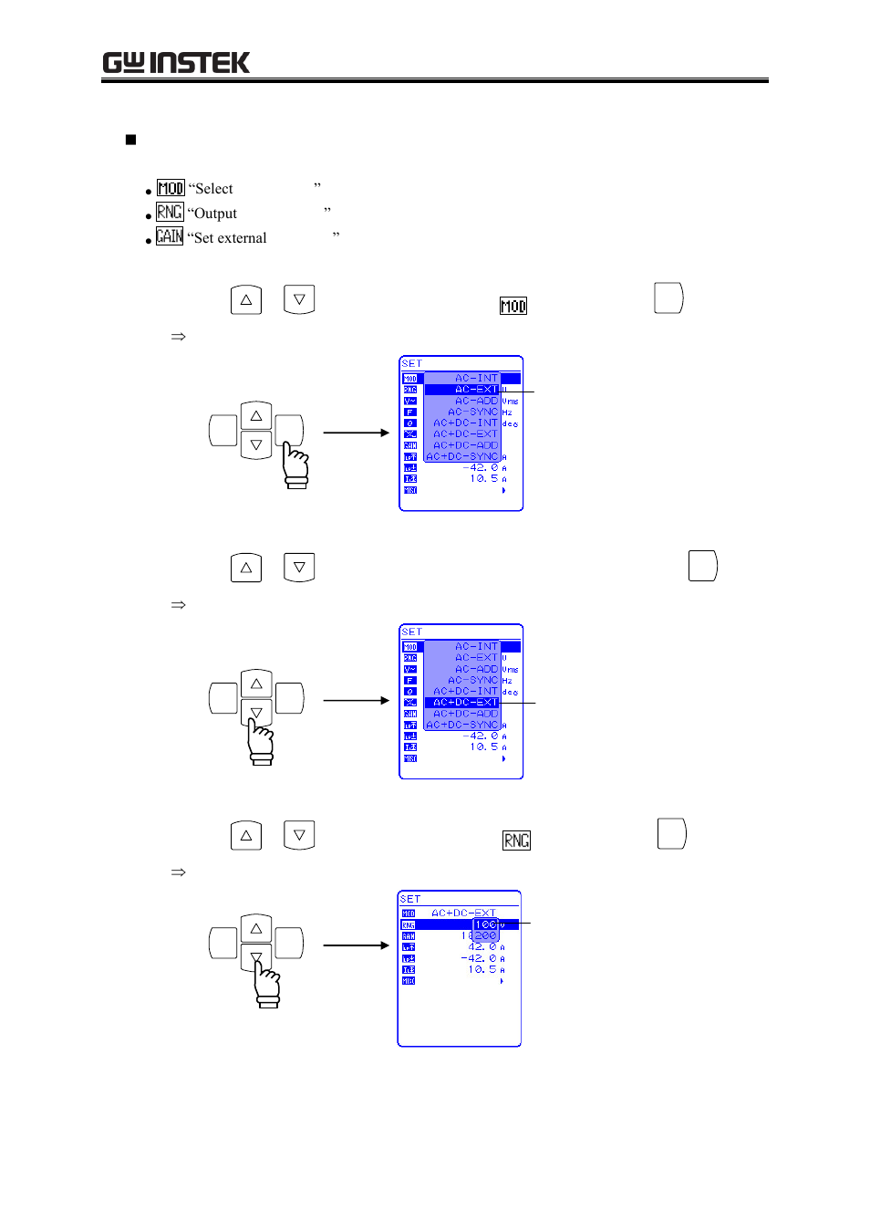 GW Instek APS-1102A User Manual User Manual | Page 131 / 285