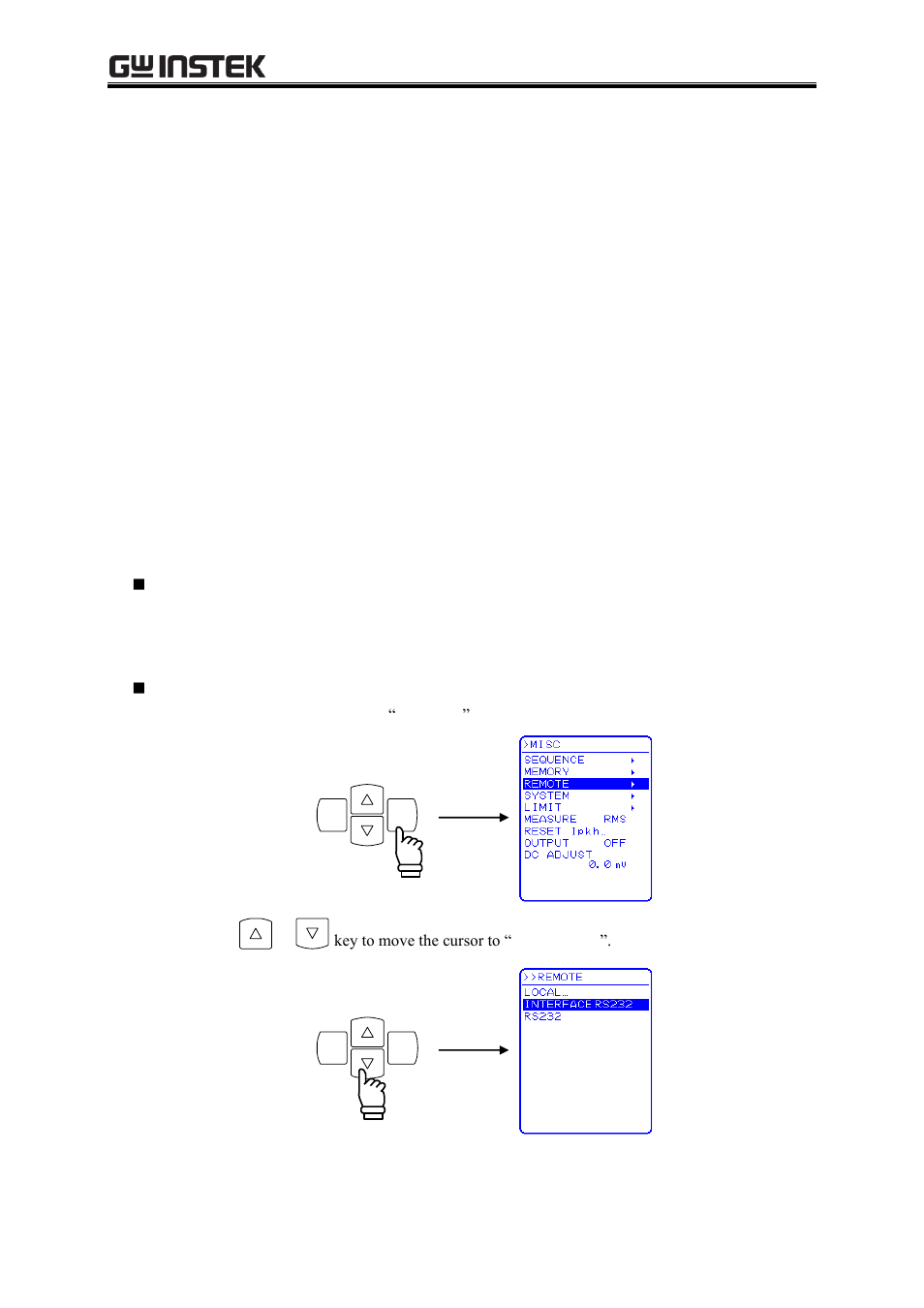 Remote interface, 1 remote interface, 1 usb | GW Instek APS-1102A User Manual User Manual | Page 186 / 285