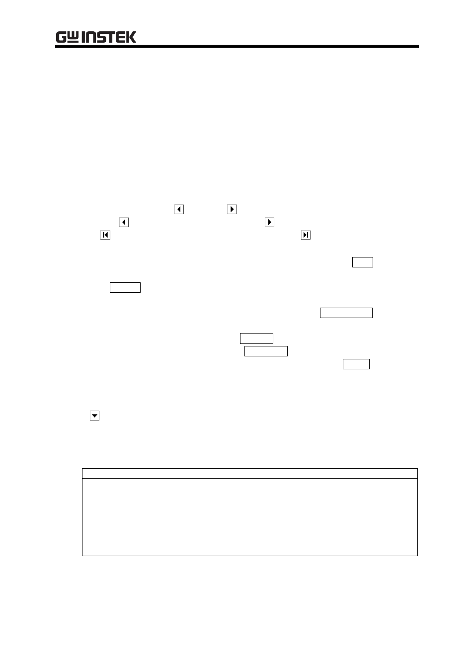 Select a waveform, Table 8-1 waveform selection | GW Instek APS-1102 Control Software User Manual User Manual | Page 69 / 96