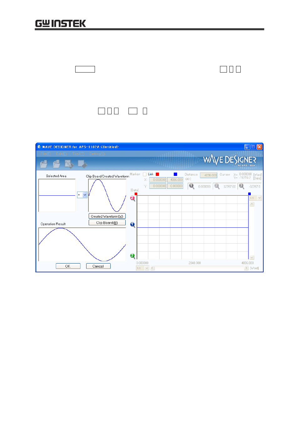 Operation, 10 operation, Figure 7-11 operation | GW Instek APS-1102 Control Software User Manual User Manual | Page 83 / 96