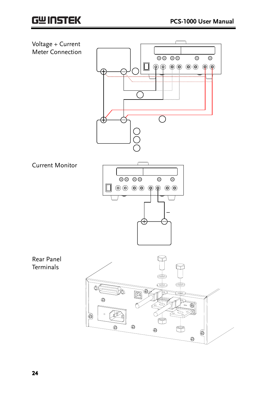 GW Instek PCS-1000 User Manual | Page 24 / 93