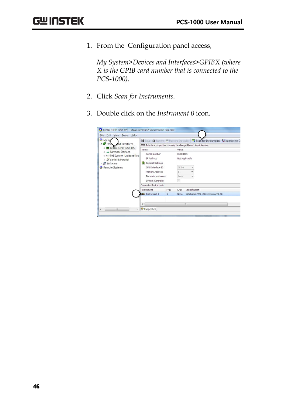 GW Instek PCS-1000 User Manual | Page 46 / 93